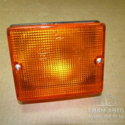 Указатель поворотов передний (ПАЗ-3205) желтый широкий 12V (60247) Указатель поворотов передний (ПАЗ-3205) желтый широкий 12V (60247)