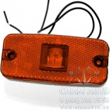 Фонарь габаритный маркерный (12/24) (ан. ГФ-1) желтый (60296) Фонарь габаритный маркерный (12/24) (ан. ГФ-1) желтый (60296)