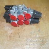 Клапан четырёхконтурный MB Actros (Wabco) (М00937) Клапан четырёхконтурный MB Actros (Wabco) (М00937)