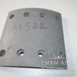 Накладка тормозная 8 отв. 188x185x14.5 (91522) Накладка тормозная 8 отв. 188x185x14.5 (91522)